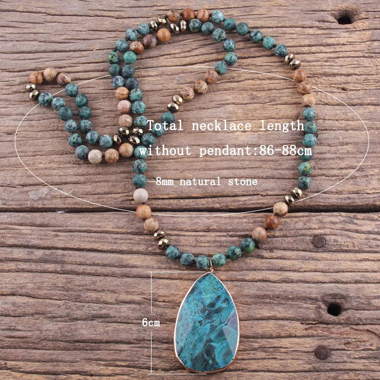 ~ Ocean Jasper Healing Necklace ~
