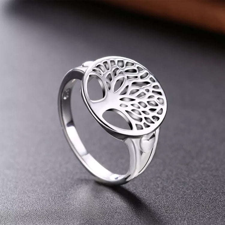 ~ Silver Tree Of Life Ring ~