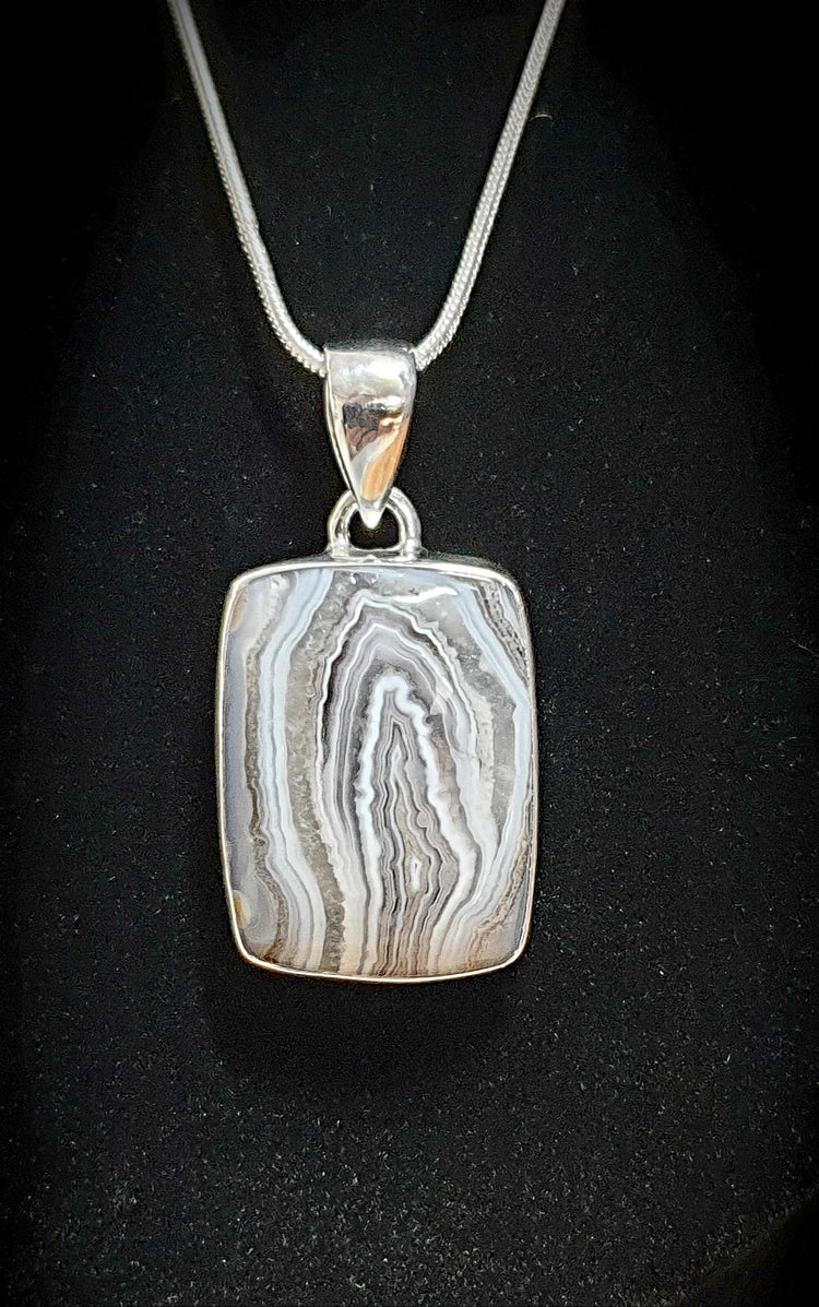 ~ Botswana Agate Pendant ~