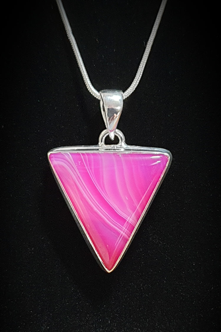 ~ Botswana Agate Pendant ~