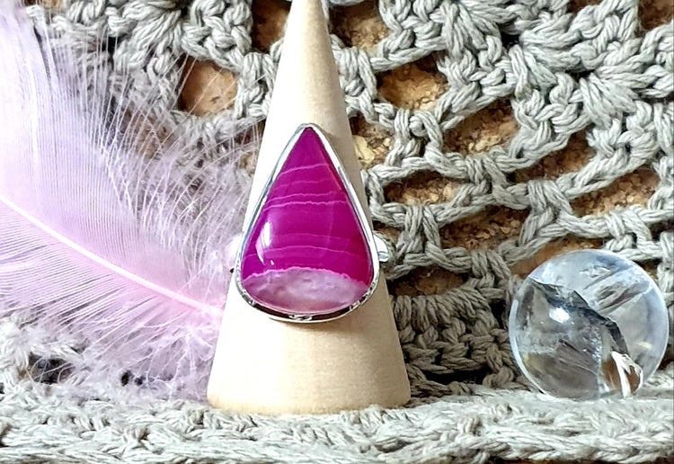 ~ Botswana Agate Ring ~