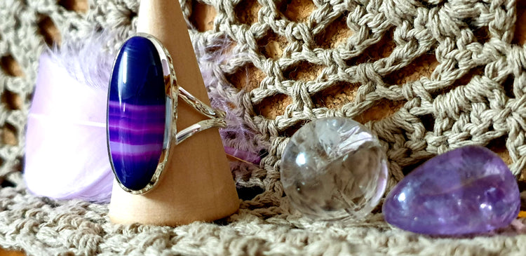 ~ Botswana Agate Ring ~