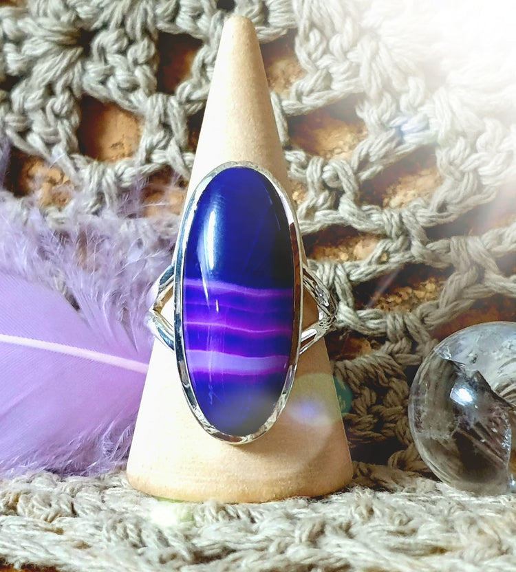 ~ Botswana Agate Ring ~