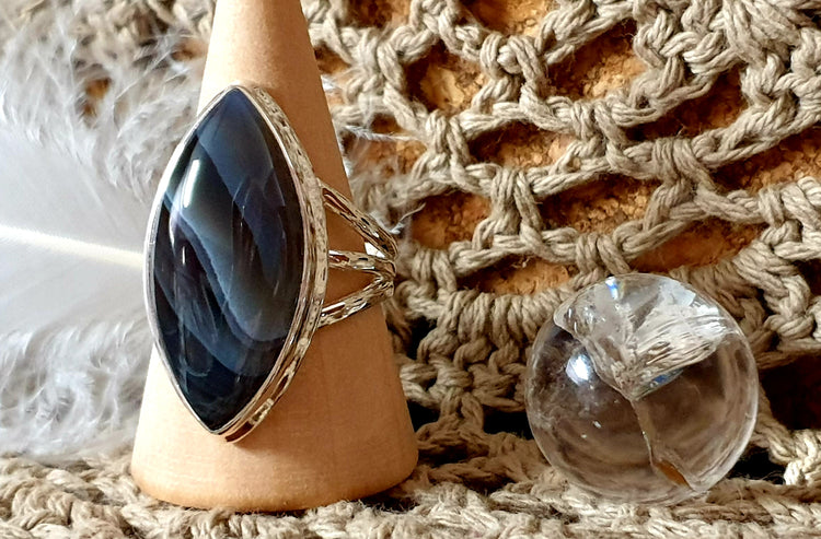 ~ Botswana Agate Ring ~