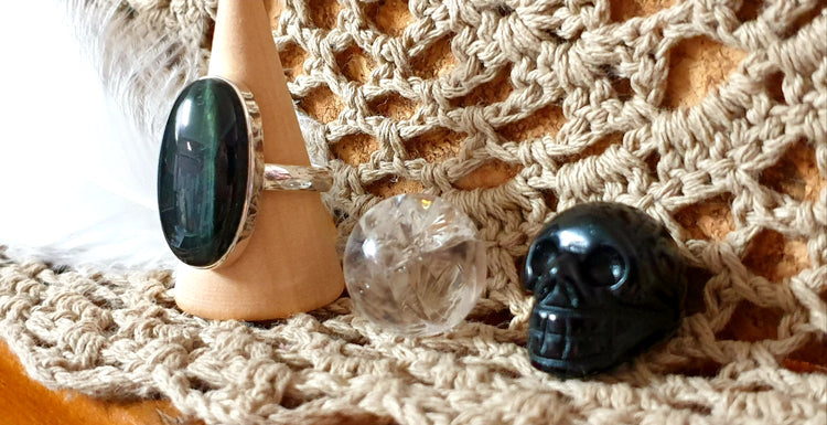 ~ Blue Tiger's Eye Ring ~
