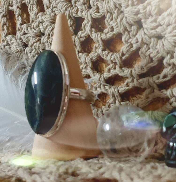 ~ Blue Tiger's Eye Ring ~