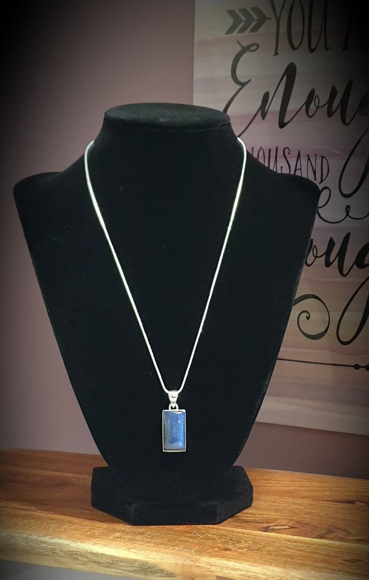 ~ Blue Fire Labradorite Pendant ~