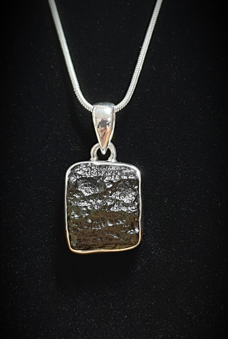 ~ Moldavite Pendant ~