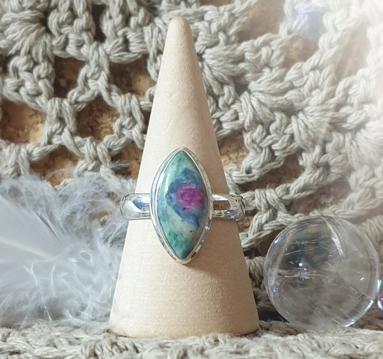 ~ Ruby Fuchsite Ring ~