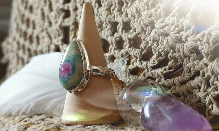 ~ Ruby Fuchsite Ring ~