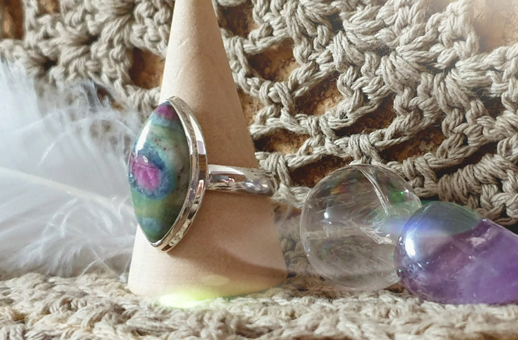~ Ruby Fuchsite Ring ~