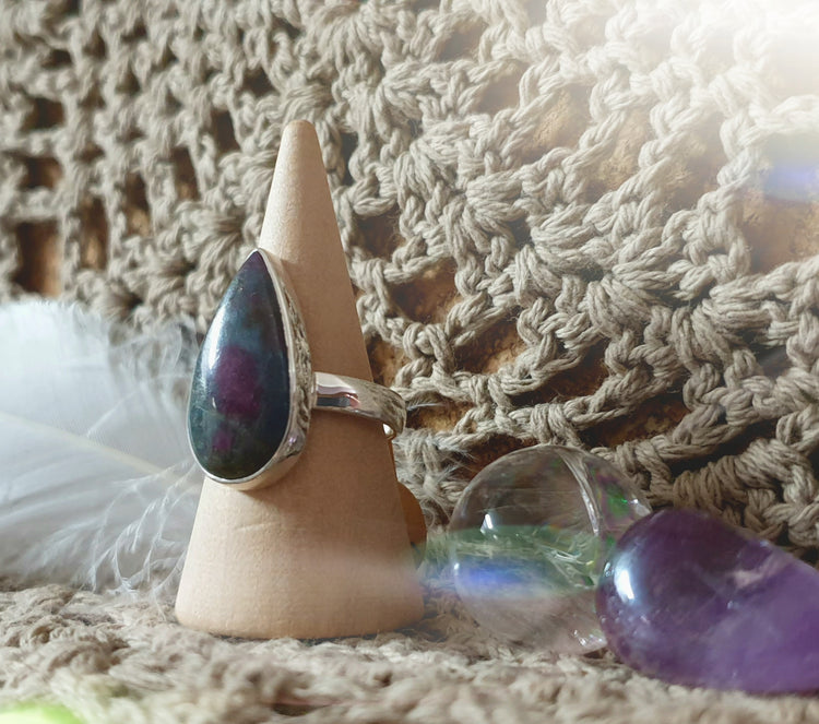 ~ Ruby In Kyanite Ring ~