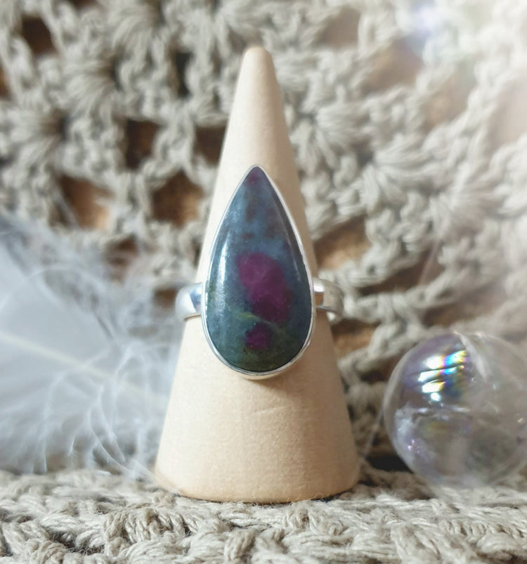 ~ Ruby In Kyanite Ring ~