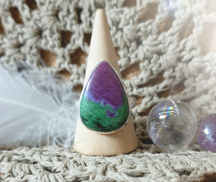 ~ Ruby Zoisite Ring ~