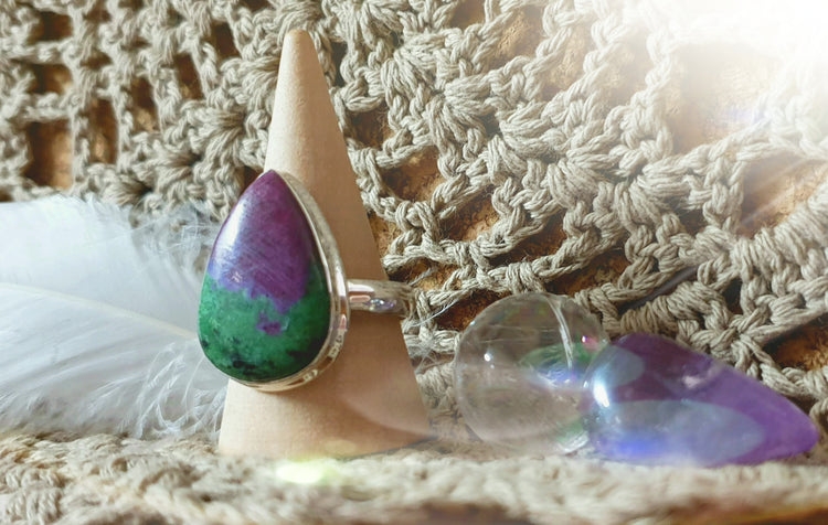 ~ Ruby Zoisite Ring ~