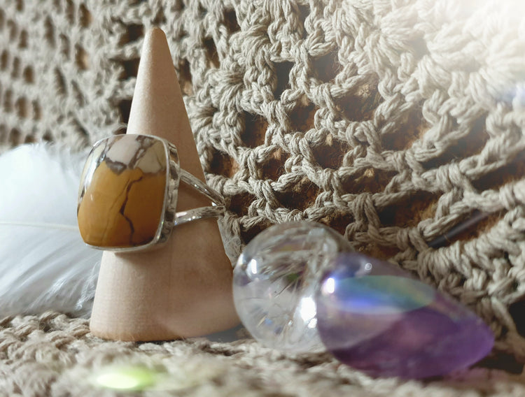 ~ Brecciated Mookaite Ring ~