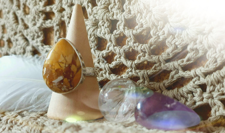 ~ Brecciated Mookaite Ring ~