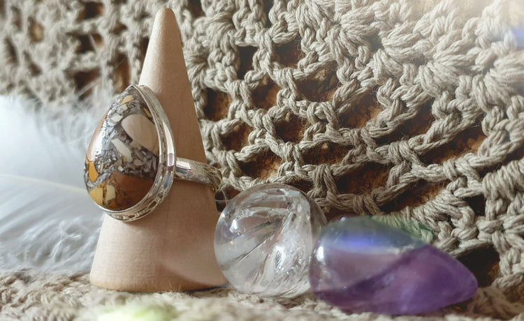 ~ Brecciated Mookaite Ring ~