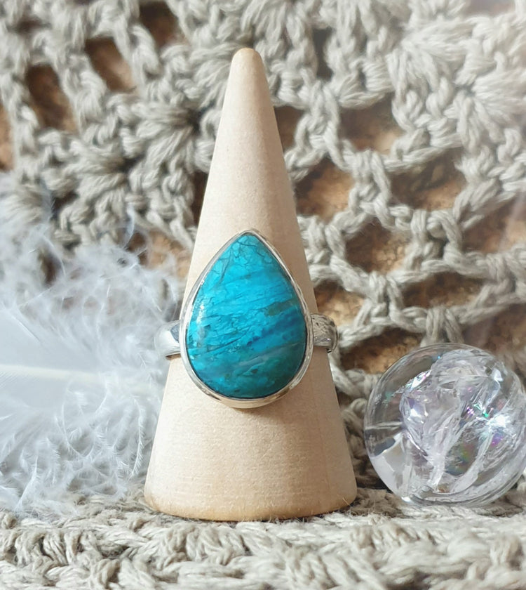 ~ Rare Peru Opaline Ring ~