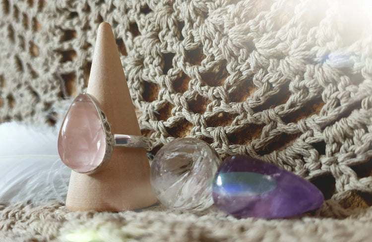 ~ Rose Quartz Ring ~