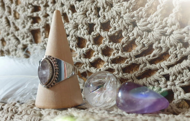 ~ Rose Quartz Ring ~