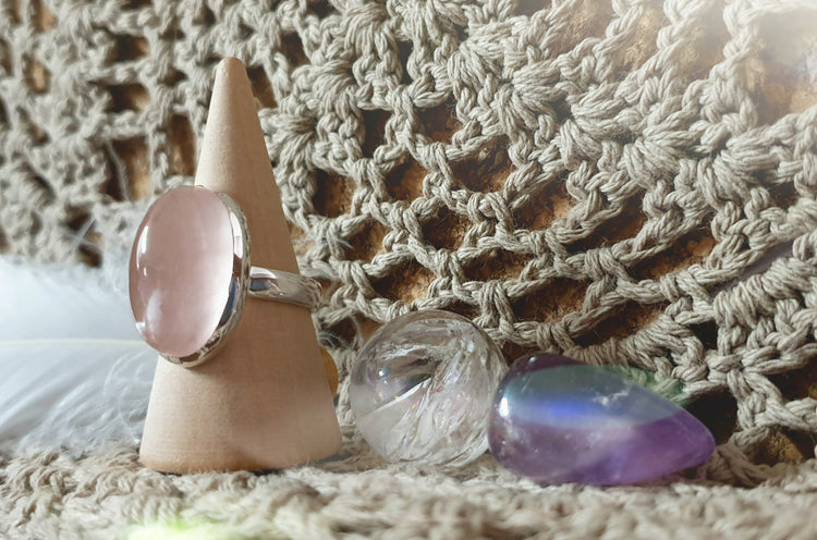 ~ Rose Quartz Ring ~