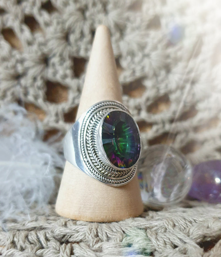 ~ Mystic Topaz Ring ~