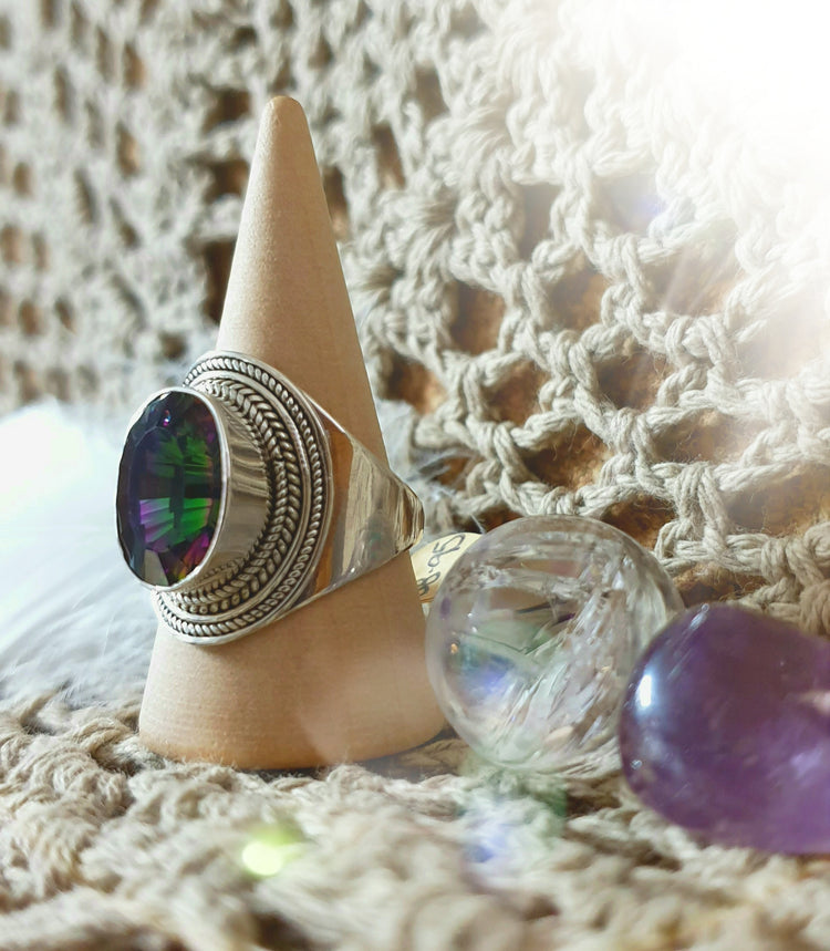 ~ Mystic Topaz Ring ~