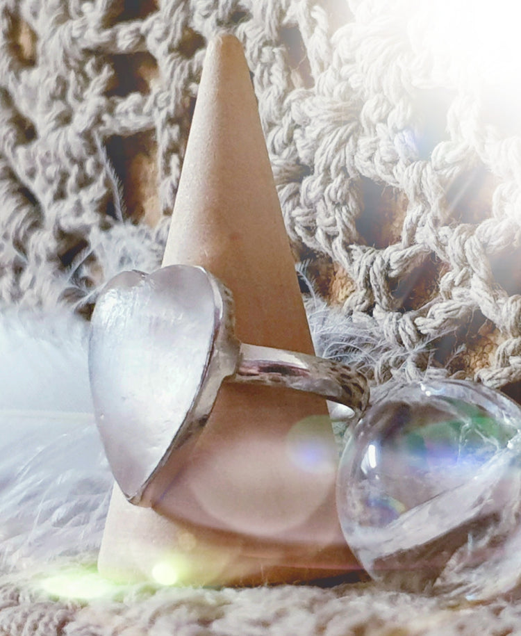 ~ Selenite Ring ~