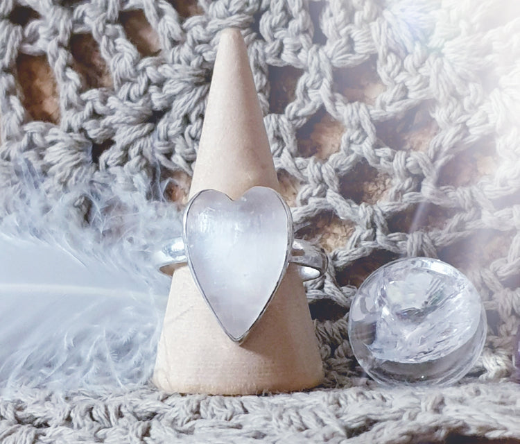 ~ Selenite Ring ~
