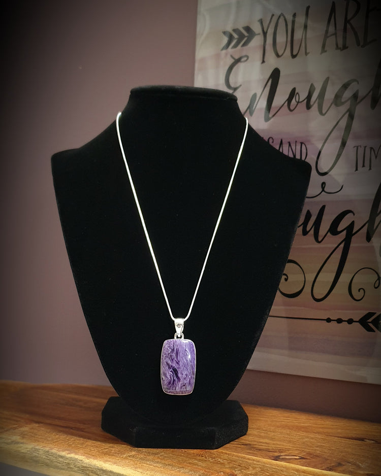~ Charoite Pendant ~