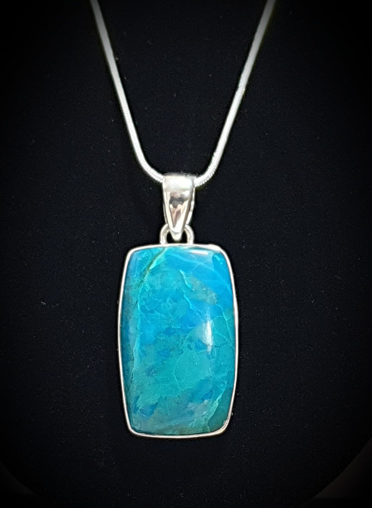 ~ Chrysocolla Peru Pendant ~