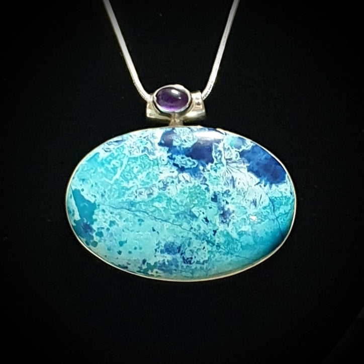 ~ Shattuckite Pendant ~