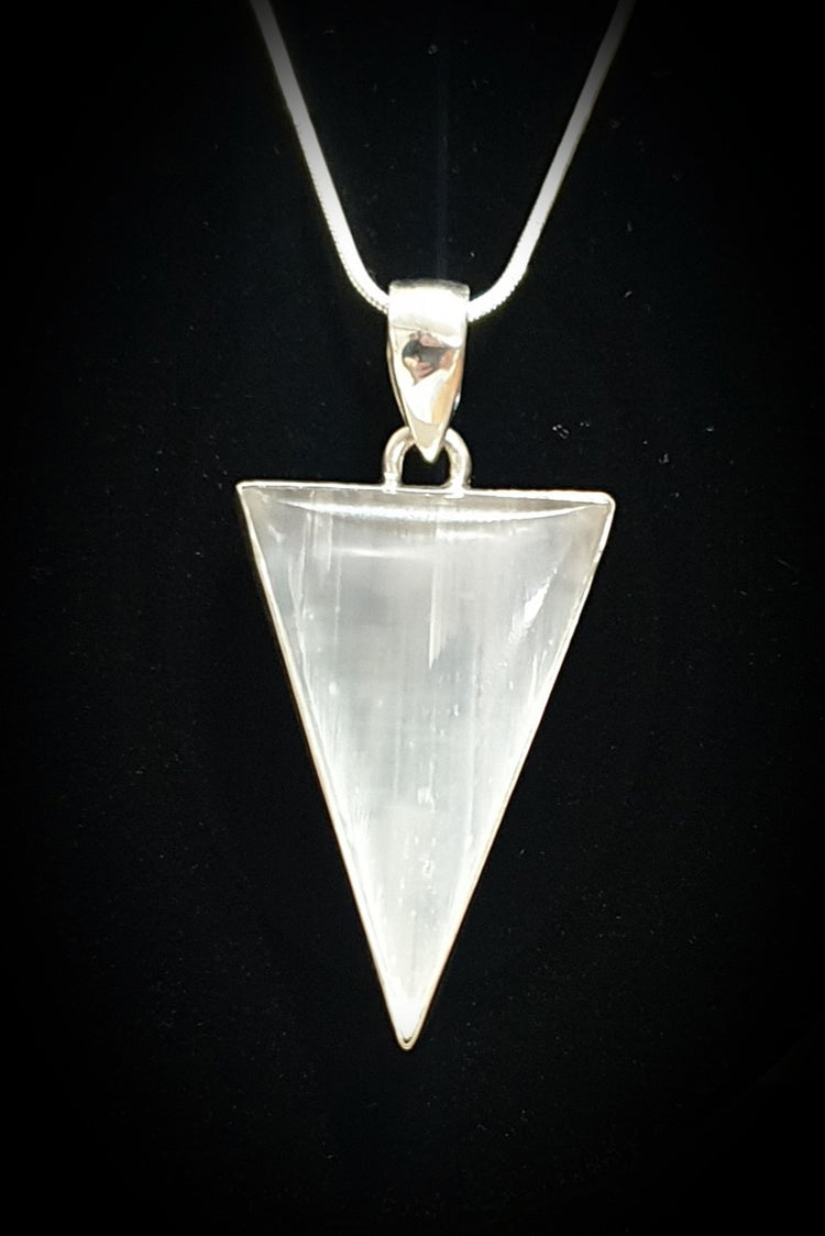 ~ Selenite Pendant ~