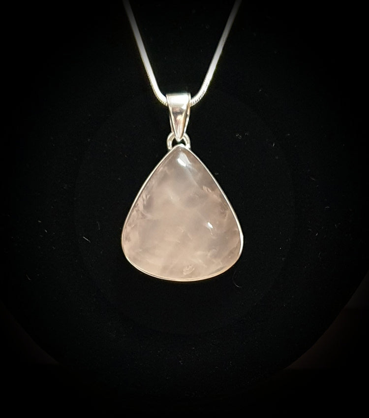 ~ Rose Quartz Pendant ~