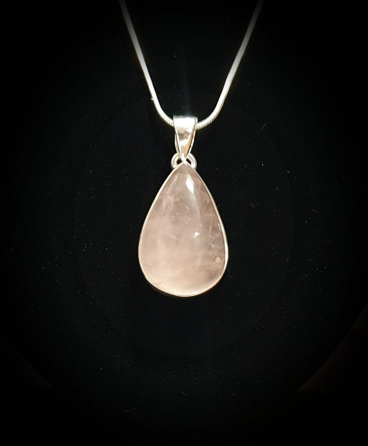 ~ Rose Quartz Pendant ~