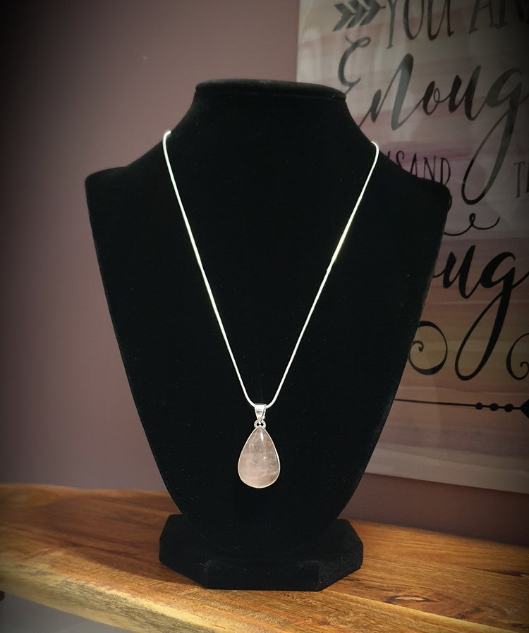 ~ Rose Quartz Pendant ~