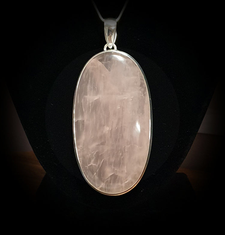 ~ Rose Quartz Pendant ~