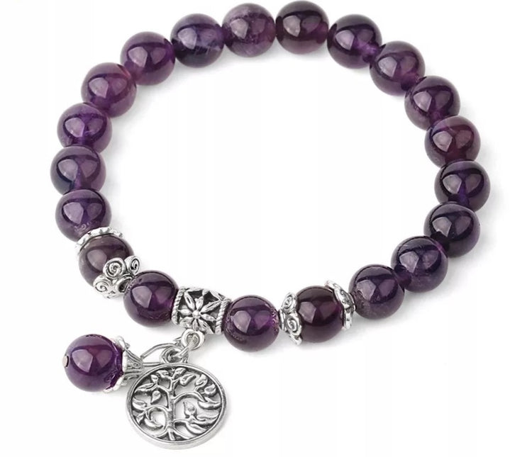 ~ Amethyst Tree Of Life Bracelet ~