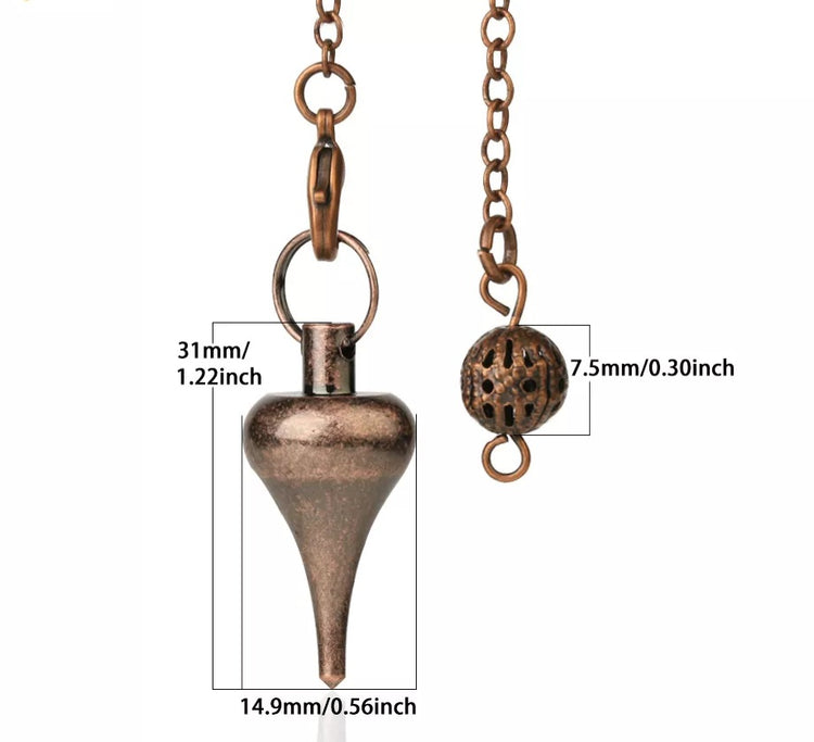 ~ Antique Copper Pendulum ~