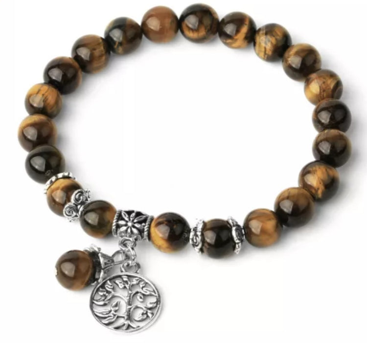 ~ Tigers Eye Tree Of Life Bracelet ~