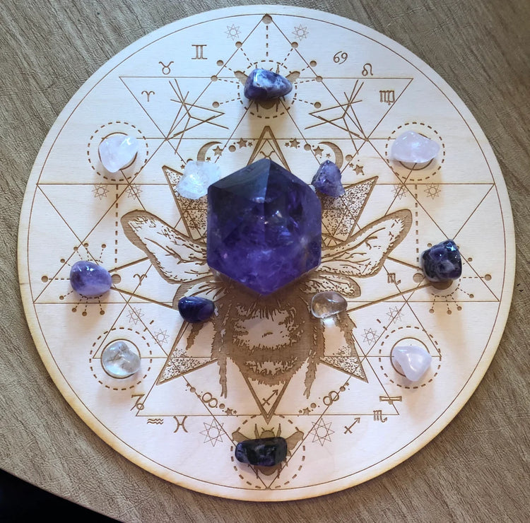 ~Honey Bee Crystal Grid~