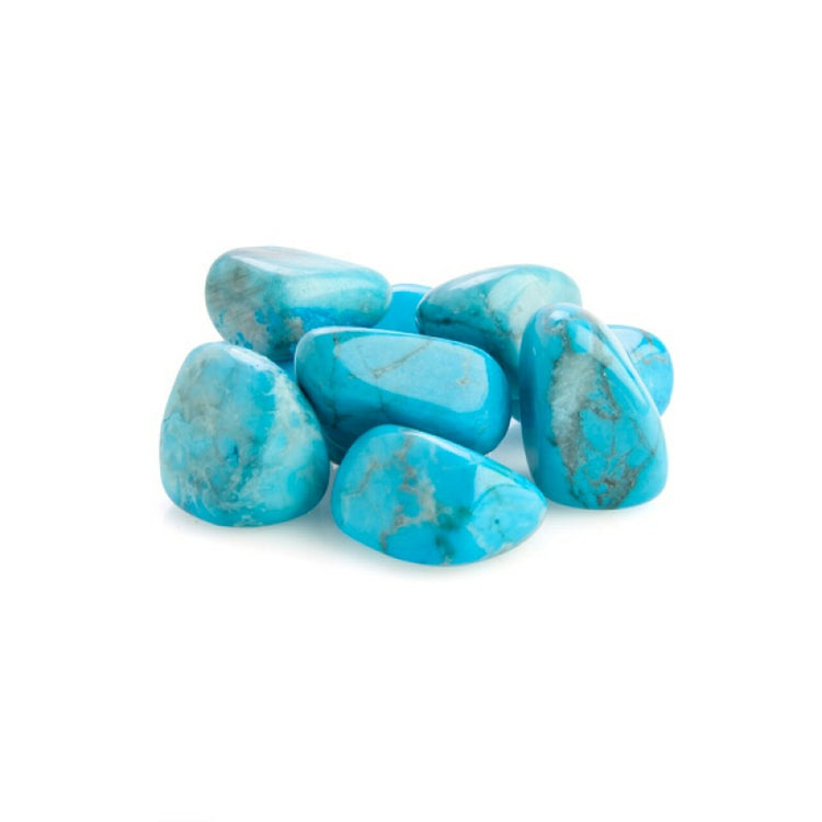 ~Blue Howlite Tumbled Gemstone - CALM~
