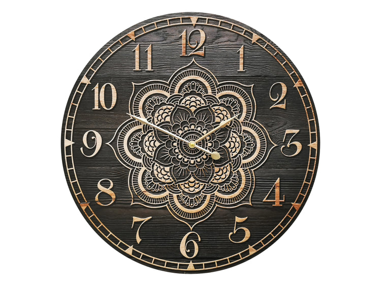 Large Mandala Clock