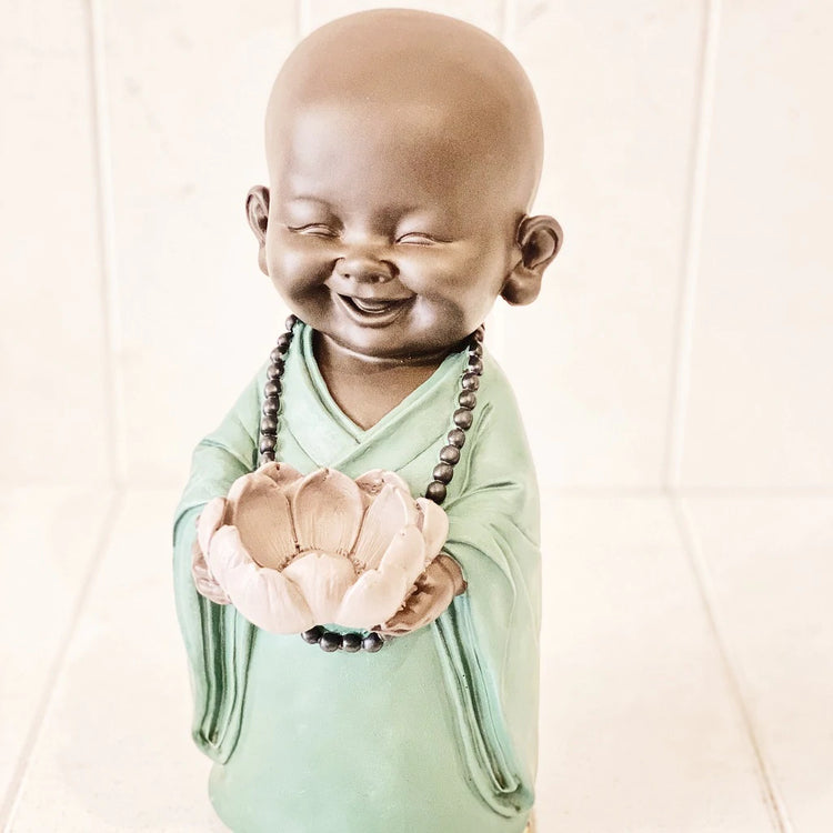 ~Turquoise Monk Candle Holder~