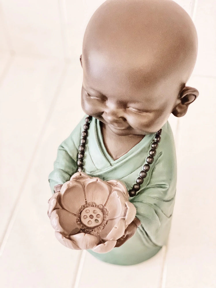 ~Turquoise Monk Candle Holder~