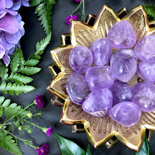 ~Amethyst Tumbled Gemstone - PEACE~