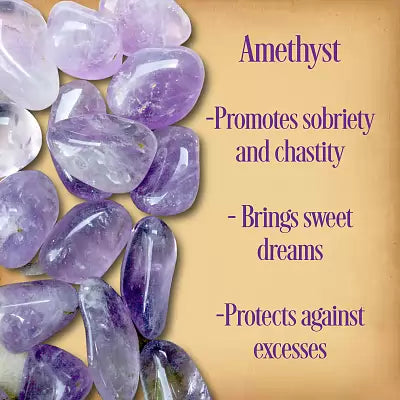 ~Amethyst Tumbled Gemstone - PEACE~