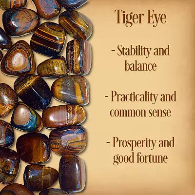 ~Gold Tiger Eye Tumbled Gemstone - POWER~