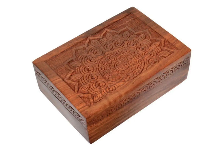 ~Wooden Mandala Trinket/Keepsake Box~